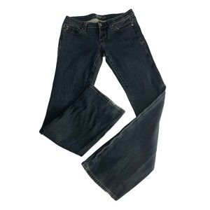 Miss Me Womens Jeans (30x32) Mid Rise Bootcut Dark Denim Wash